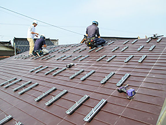 太陽光発電システム　施工例