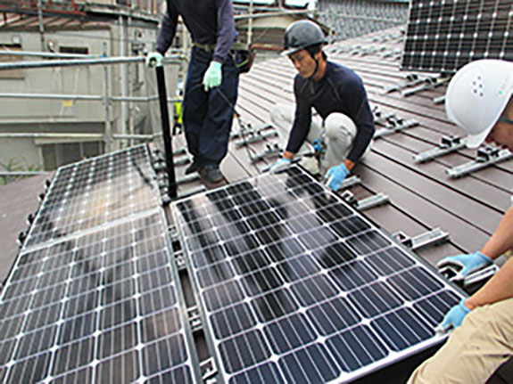 太陽光発電システム　施工例